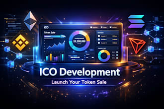 develop a secure ico platform with a smart contract