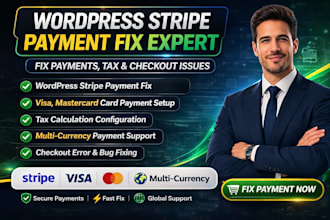 fix wordpress stripe payment tax calculation card payment, visa, mastercard