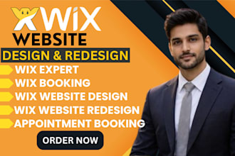 design wix booking website service website redesign wix website