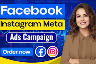 setup facebook ads, instagram ads advertising marketing or meta ads campaign