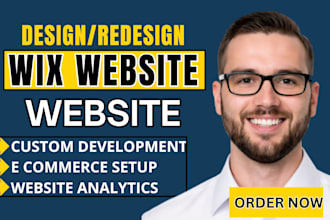 do wix website development, wix online store, design or redesign wix website