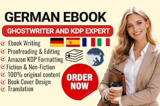 ghostwrite, format, ebook writer, german ghost book writer