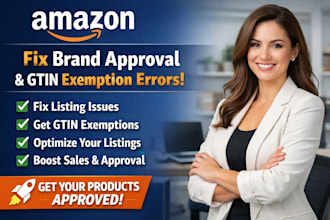 fix amazon brand approval gtin exemption error listing optimization  issue