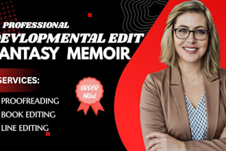 developmental edit and beta read fantasy memoir