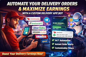 deploy custom batch grabber and auto claim bot for doordash,spark, instacart bot