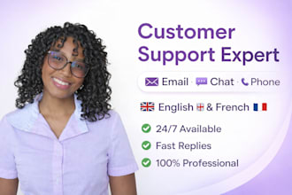 provide bilingual shopify customer support in english and french
