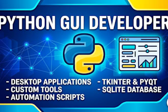 build professional python desktop applications with gui
