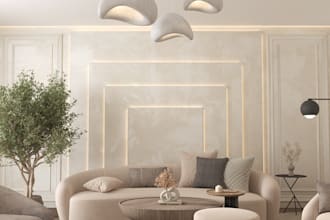 do visualisation for living room