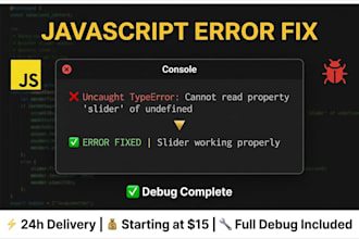 fix js errors on your website
