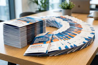 print and ship bulk flyers, brochures, and leaflets worldwide