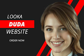 design looka website, looka website redesign, landing page, duda website