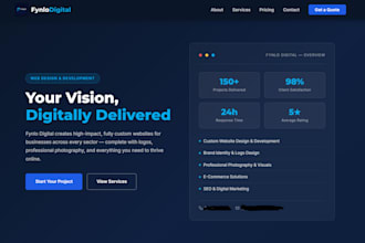 build a professional website for your business or trade