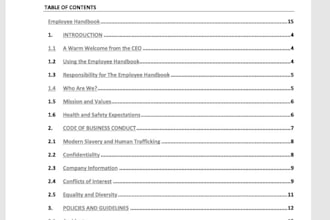 design HR checklists, templates, trackers and forms