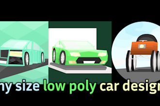 do any type of low polygon car design
