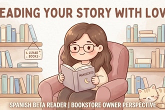 be your professional spanish beta reader for fiction and non fiction