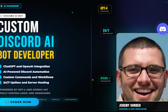 build custom discord ai bot with chatgpt and openai integration for automation