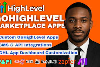 build ghl custom apps ghl marketplace app with sms integrations api integrations
