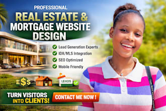 real estate wordpress website build mortage website  lead generation realtor web
