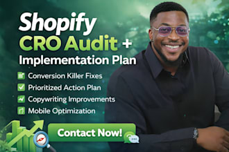 boost shopify sales with expert cro audit and conversion optimization