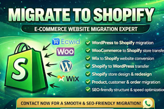 migrate ecwid woocommerce to shopify transfer volusion weebly to shopify website
