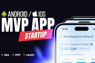 build your startup mvp mobile app ios android ready