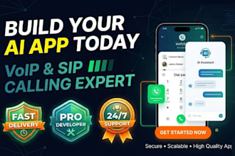 develop mobile apps with ai, sip calling and voip softphone solutions