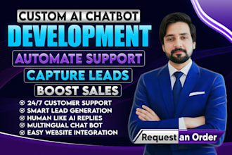 create an ai chatbot for lead generation and website customer support