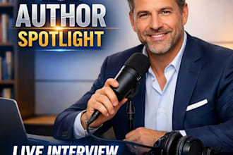 showcase you and your book in a live spotlight session