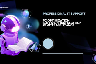 provide professional IT support and windows troubleshooting