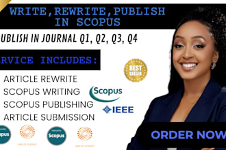 write and publish article in scopus, google scholar, journal q1, q2,q3,q4