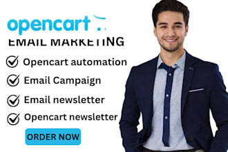 setup opencart automation email opencart newsletter opencart email marketing ope