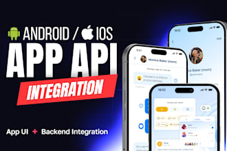 build app UI and integrate it with backend apis