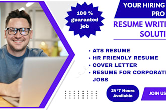 create ats resume and optimize linkedin profile for jobs