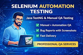 selenium automation testing using java, testng and manual testing