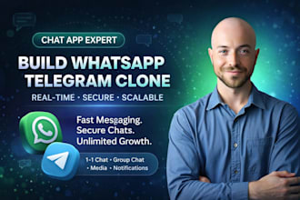 create telegram clone messaging clone whatsapp clone chat app secure chat app
