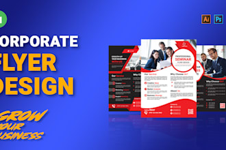 design one pager digital promotional marketing flyer