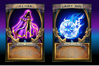 card game art trading card game board game design tarot card game playing cards