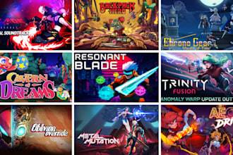 create steam capsule art, game poster and marketing banner