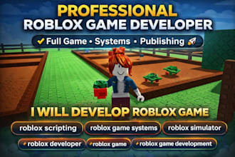 develop roblox game roblox developer roblox grow a garden brainrot survival game