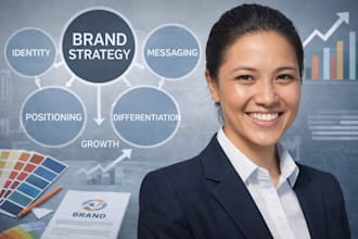 be your brand strategist for your brand development, growth and positioning