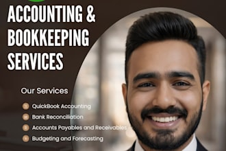 do accounting, bookkeeping and cleanup in quickbooks online