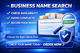 check business name availability and register your brand name