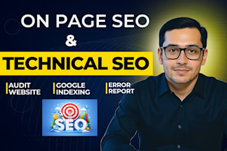 do on page and technical SEO, website audit, google search console indexing