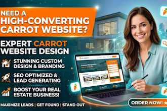 do investor carrot real estate website with SEO optimization auction website