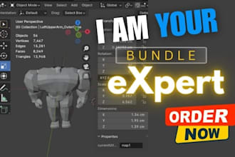 do complete roblox character bundle rigging and caging, dynamic head