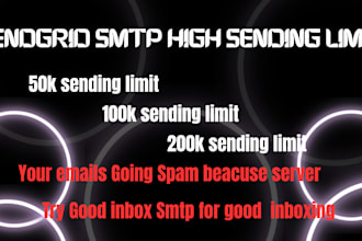 provide you sendgrid smtp