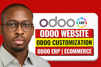 build odoo website odoo ecommerce odoo erp as odoo developer, odoo customization