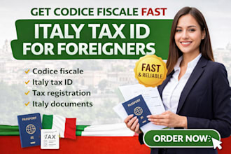 get codice fiscale italy tax id for foreigners and tax registration