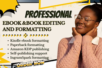 kdp book editing, formatting for publishing, book editor, book proofreading