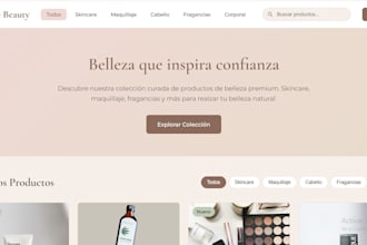 crearé tu página web profesional, responsiva e interactiva